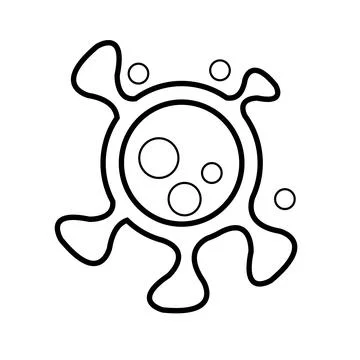 Bacteria Icon Stock Illustration