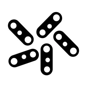 Bacteria Icon Stock Illustration