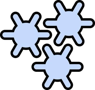 Bacteria icon isolated on white background. Bacteria vector icon Stock Illustration