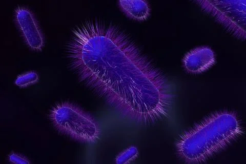 Bacteria.. Stock-Illustration