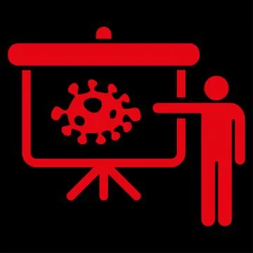 Bacteria Lecture Icon Illustrazione stock