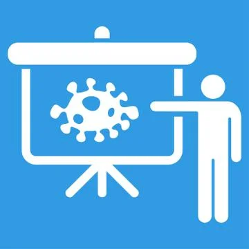Bacteria Lecture Icon Illustrazione stock