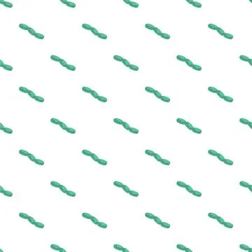 Bacteria micro organisms forming seamless biological pattern background イラスト素材