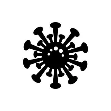 Bacteria, microbes, virus icon Stock Illustration
