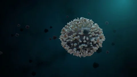 Bacteria Moves Toward the Light Spinning Video stock 83064362