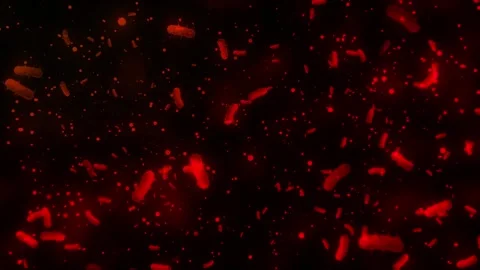 Bacteria Moving Abstract Motion Animated Background Red Virus 스톡 동영상 171735109