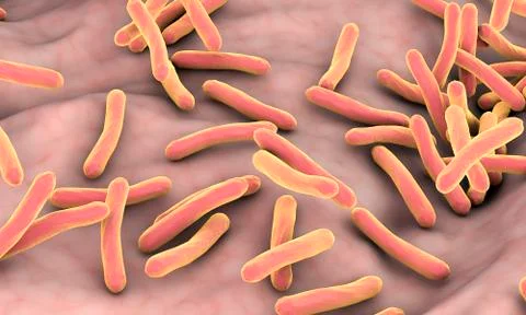 Bacteria Mycobacterium tuberculosis Stock Illustration