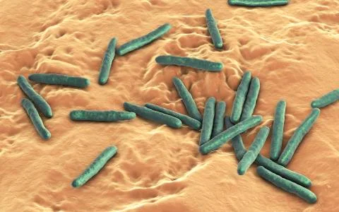 Bacteria Mycobacterium tuberculosis Stock Illustration