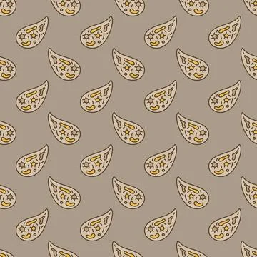 Bacteria or Microbe vector Infusorium concept creative seamless pattern Stock Illustration