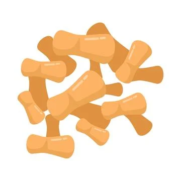 Bacteria probiotic icon flat vector. Gut prebiotic Illustrazione stock