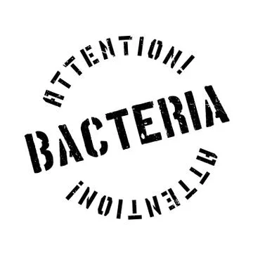 Bacteria rubber stamp 스톡 일러스트