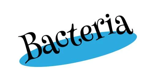 Bacteria rubber stamp 스톡 일러스트