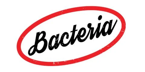 Bacteria rubber stamp 스톡 일러스트