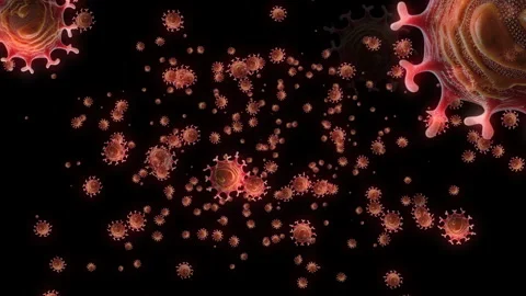 Bacteria Suspended in the Abyss Video stock 263978439