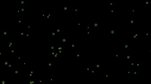 Bacteria under microscope on black background overlay 4K Видео 336624962