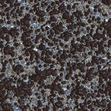 Bacteria under microscope 库存插图
