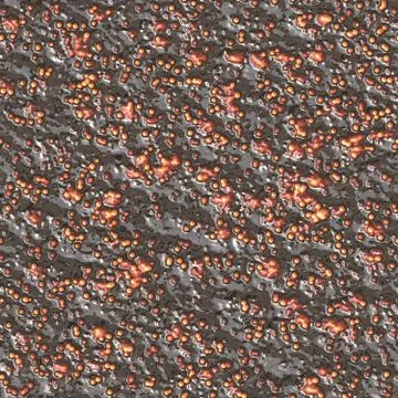 Bacteria under microscope Stock Illustration