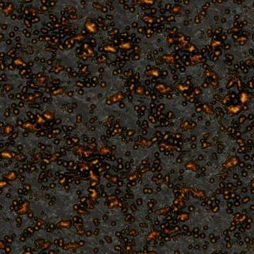 Bacteria under microscope Stock Illustration