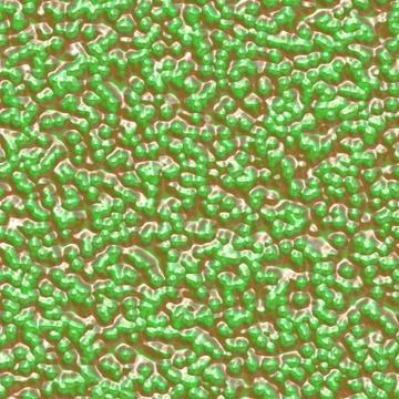 Bacteria under microscope Stock-Illustration