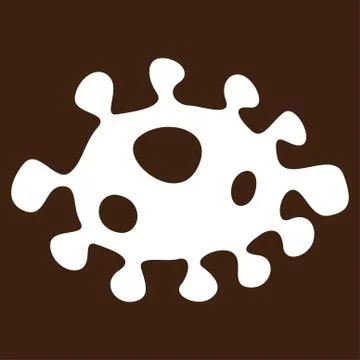 Bacteria Vector Icon Illustrazione stock