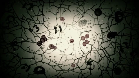 Bacteria virus microorganisms microbe animation Video stock 91816115