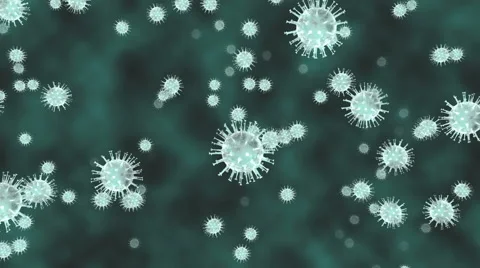 Bacteria, virus - seamless looping Stock Footage 45579441