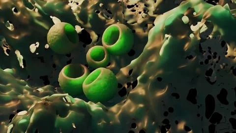 Bacterial Cell Stock Footage 305632323