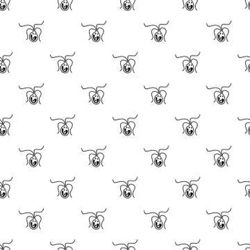 Bacterial cell pattern vector 스톡 일러스트