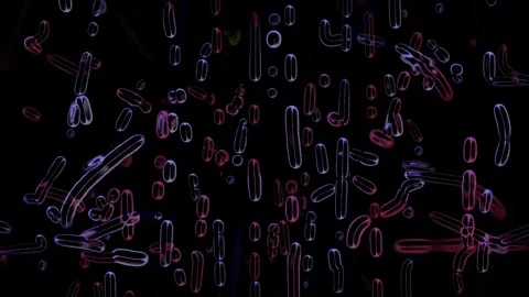 Bacterial forms Background video Stock Footage 71256072