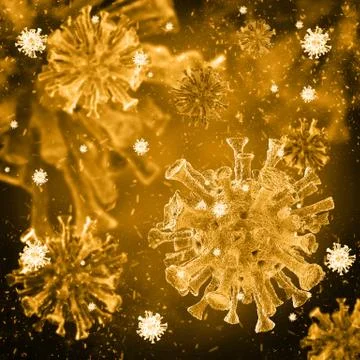 Bacterial intruder cells causing sickness 스톡 일러스트