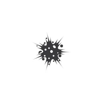 Bacterial Logo Template vector symbol Stock Illustration