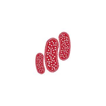 Bacterial Logo Template vector symbol Stock Illustration