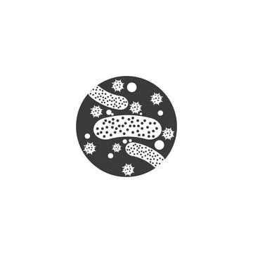 Bacterial Logo Template vector symbol Stock Illustration