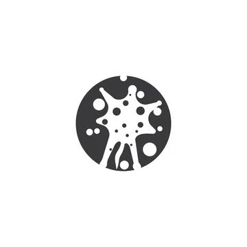 Bacterial Logo Template vector symbol Stock Illustration