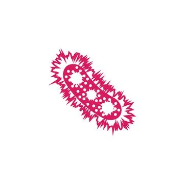 Bacterial Logo Template vector symbol Stock Illustration