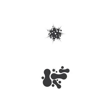 Bacterial Logo Template vector symbol Stock Illustration