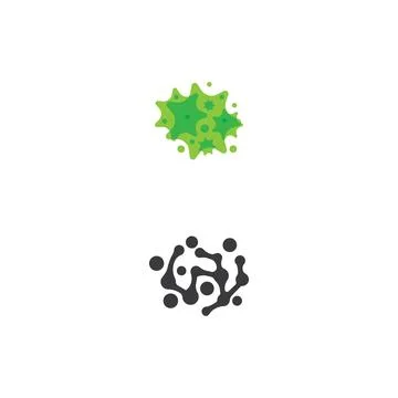 Bacterial Logo Template vector symbol Stock Illustration
