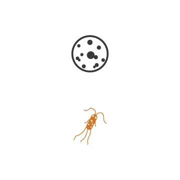 Bacterial Logo Template vector symbol Stock Illustration