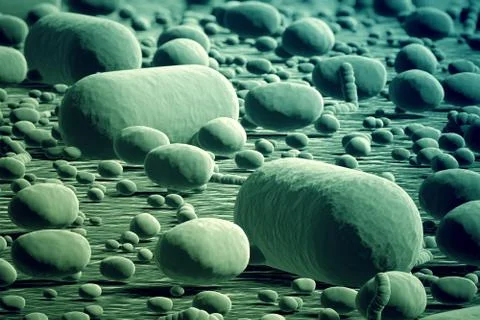 Bacterias. Illustration