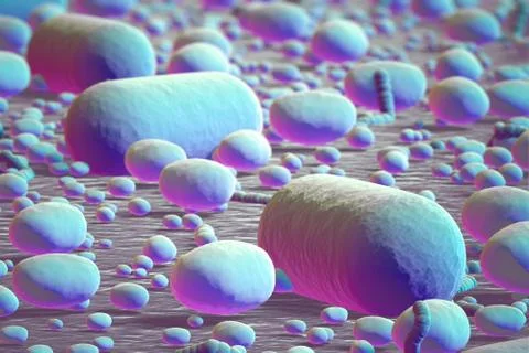 Bacterias. Stock Illustration