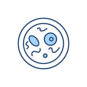 Bacteriology related vector icon. Stock Illustration