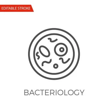 Bacteriology Vector Icon 스톡 일러스트
