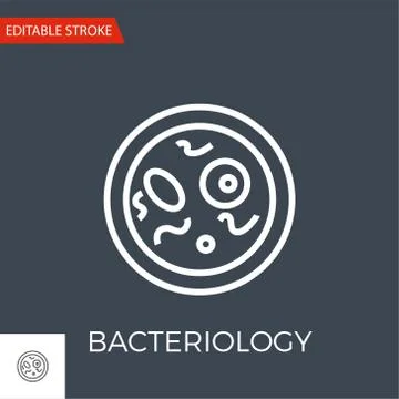Bacteriology Vector Icon 스톡 일러스트