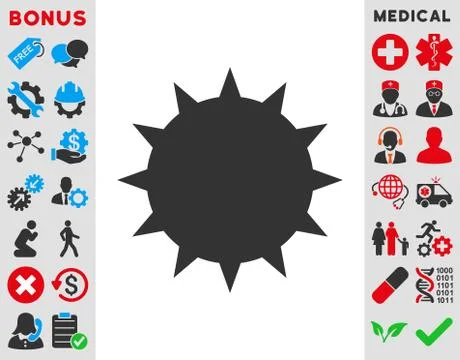 Bacterium Icon Stock Illustration