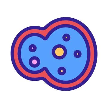 Bacterium icon vector. Isolated contour symbol illustration 스톡 일러스트