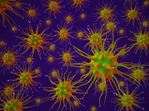 Bacterium Stock Illustration