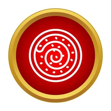 Bacterium virus icon representing microbial infection disease Stock Illustration