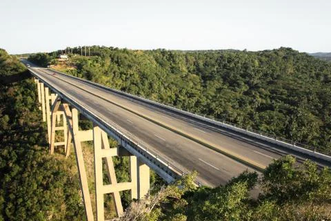 Bacunayagua bridge Stock Photos