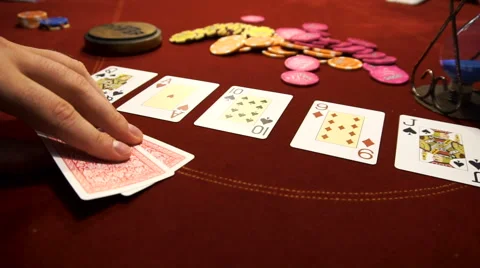 Bad beat in poker Stock Footage 65290693