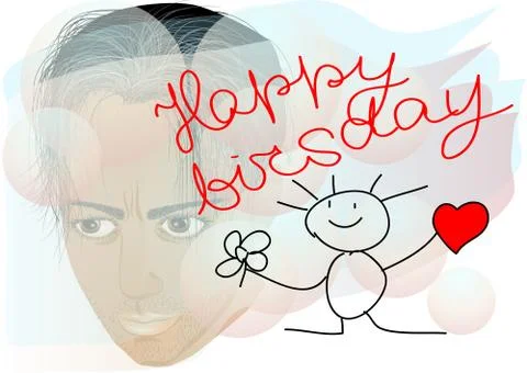 Bad birthday Stock Illustration